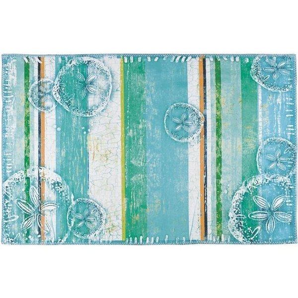 Homefires <p>Ocean Floor Indoor Area Rug </p><p>This Homefires rug collection continues to usher in the calm o PR-PRB001B